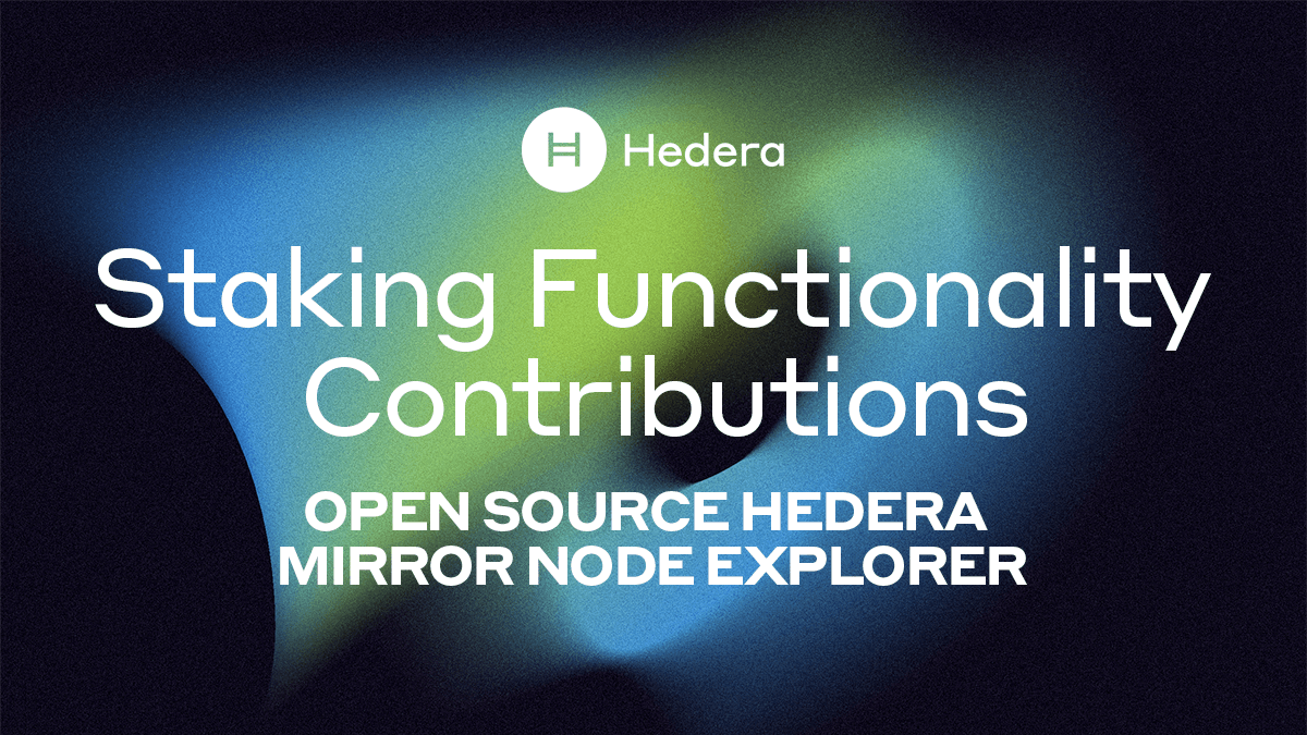 Contributions to the Open Source Hedera Mirror Node Explorer for ...