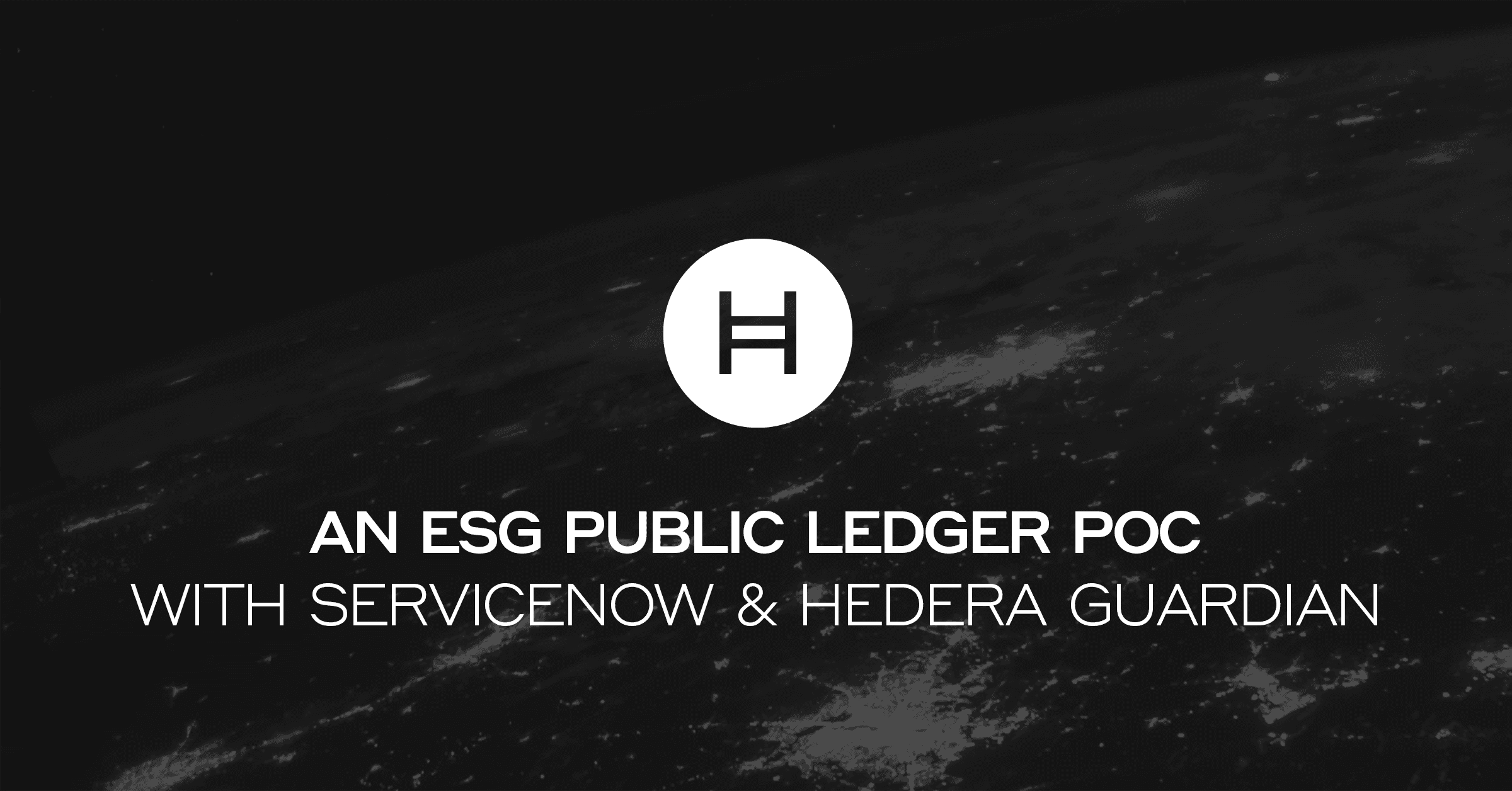 An ESG Public Ledger POC | Hedera