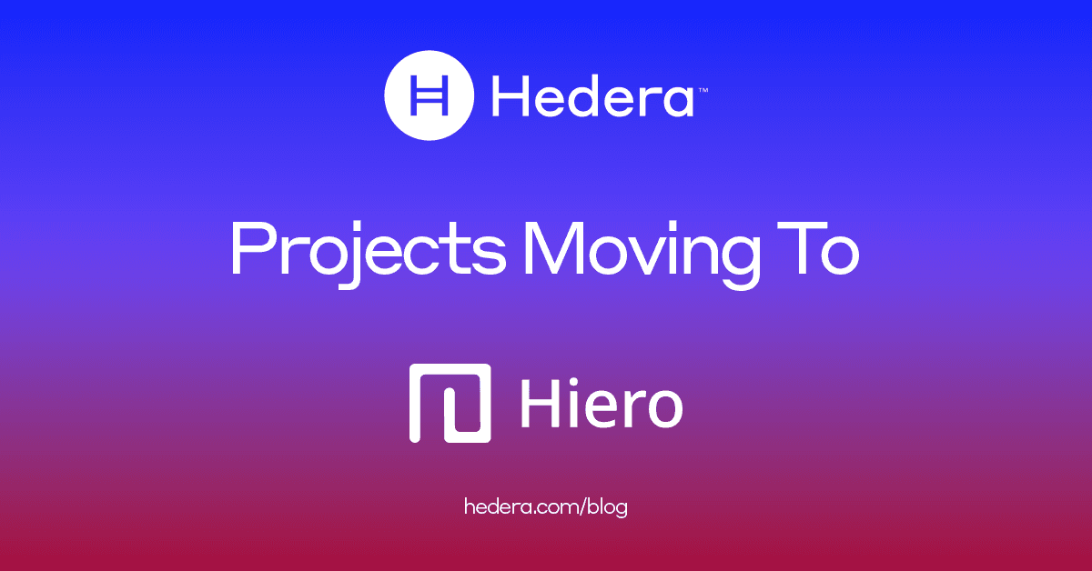 Namespace Transition Announcement: Hedera Projects Moving to Hiero | Hedera