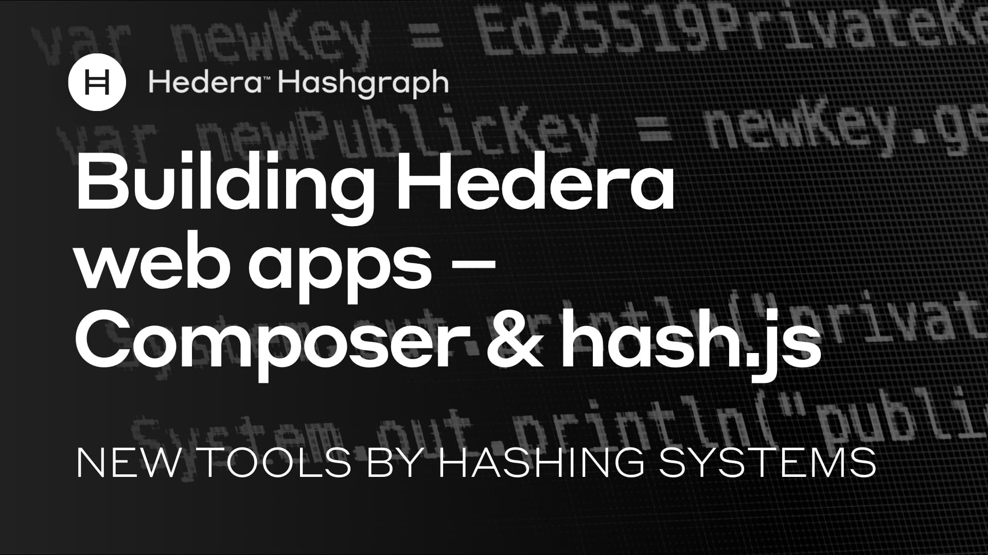 Building Hedera web apps with Composer and Hash.js | Hedera
